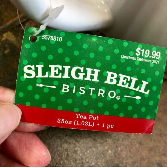 NWT Ceramic Hot Chocolate Tea Kettle Pot 35oz - Picture 5 of 9